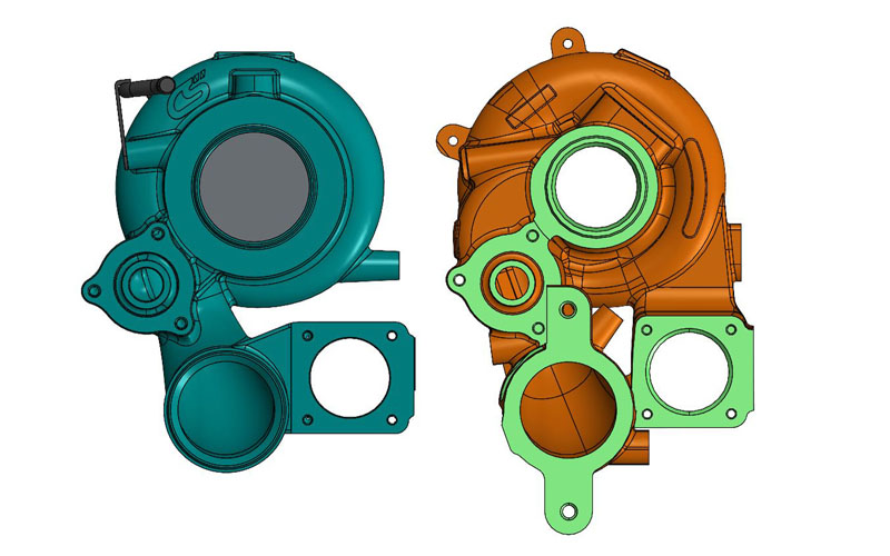 Mazda 3 Turbo Compressor Front Face design
